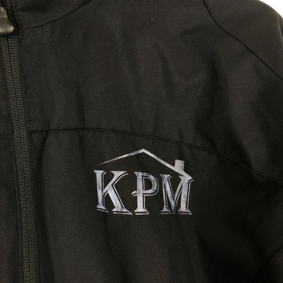 Port Authority Men's Size Medium Black KPM Long Sleeve Lined Full Zip Jacket - Picture 13 of 15
